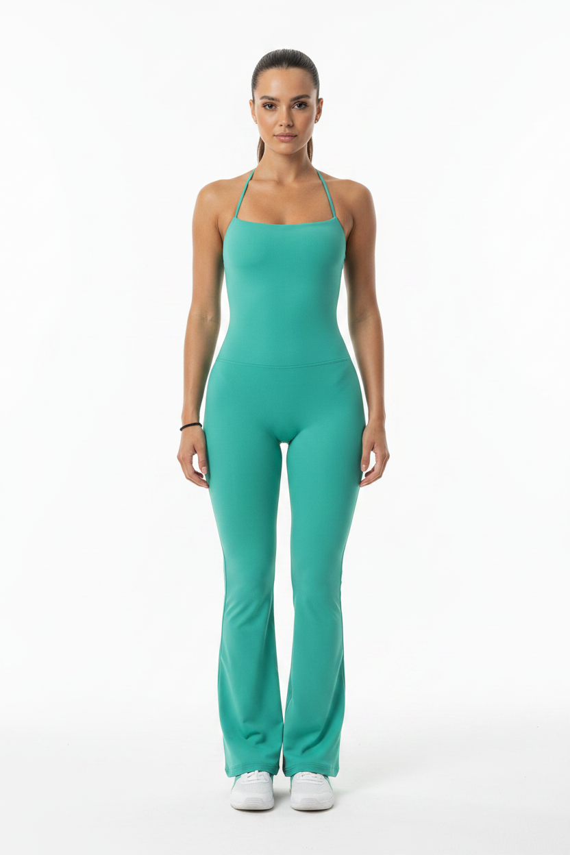 Combinaison Dua Lipa Aqua Green