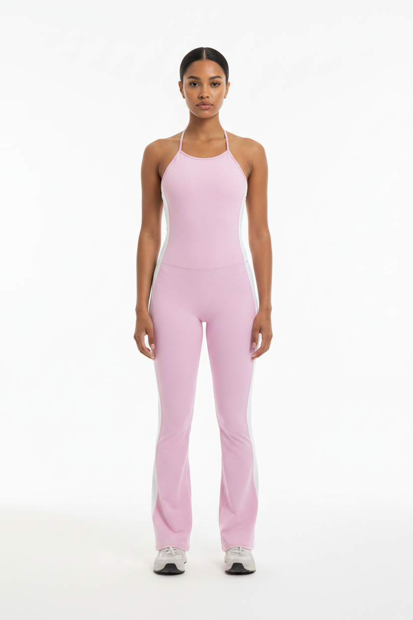 Combinaison Dua Lipa Pink White