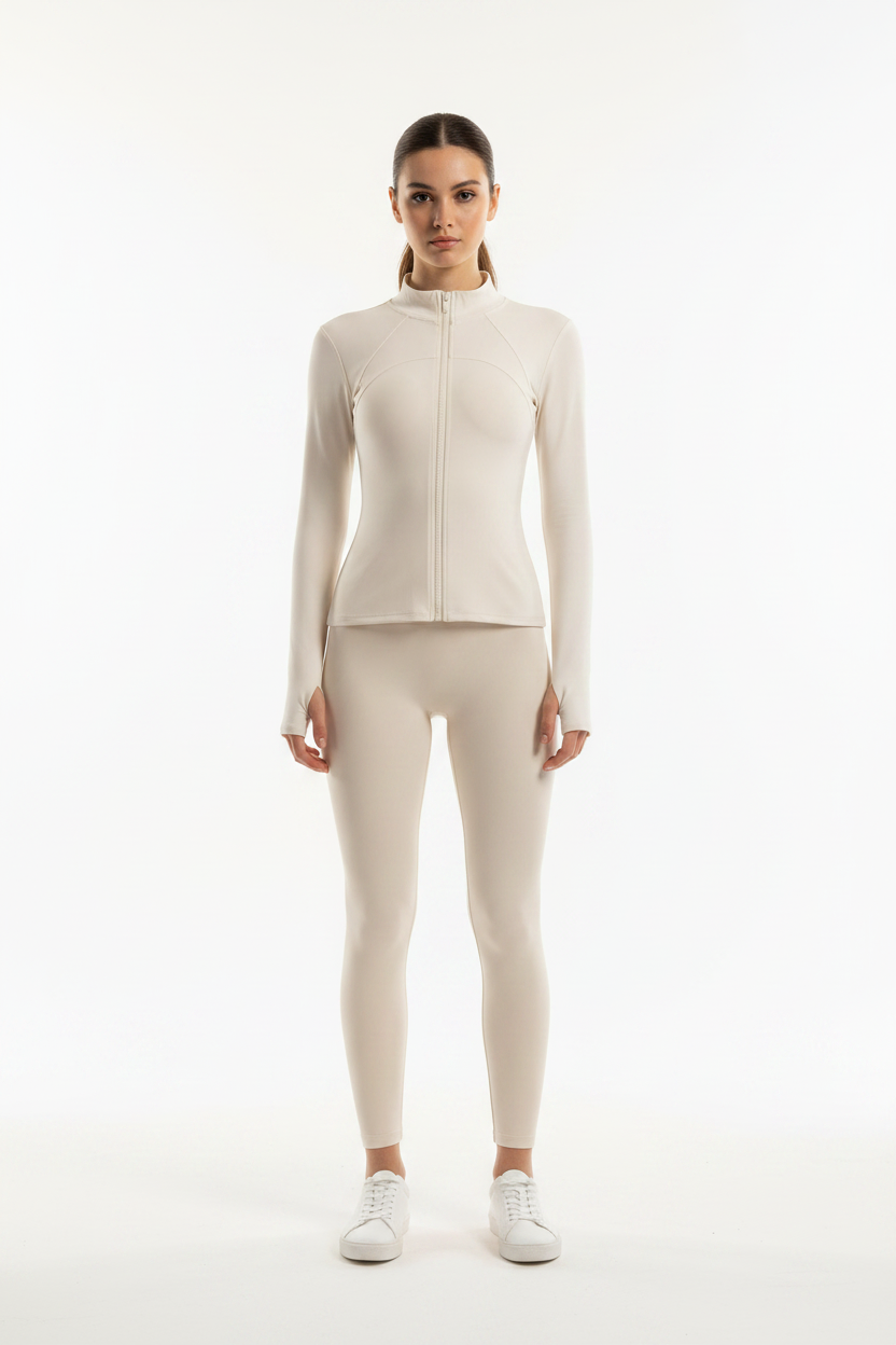Veste Fitness Crème